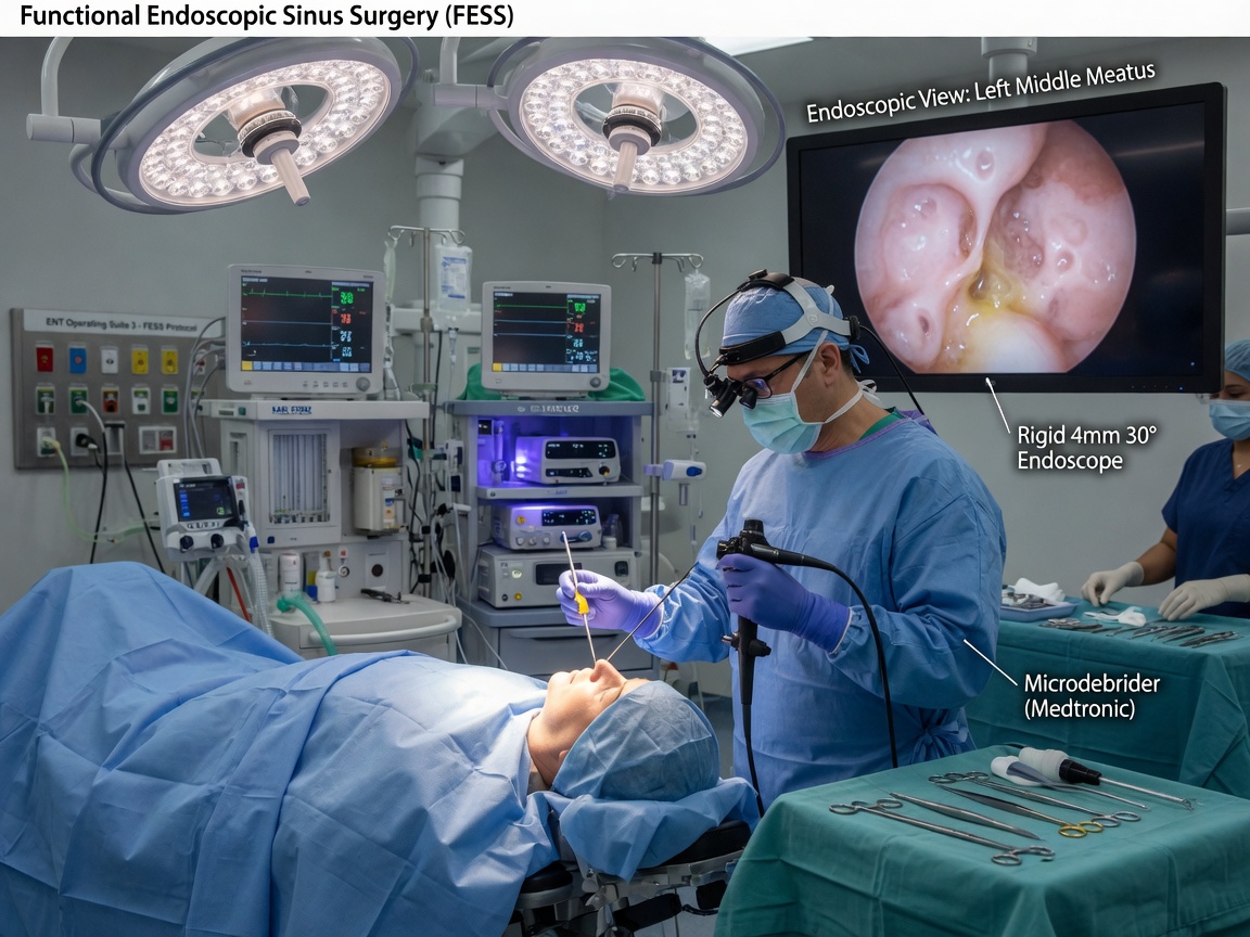 ENT Department - Endoscopic Sinus Surgery